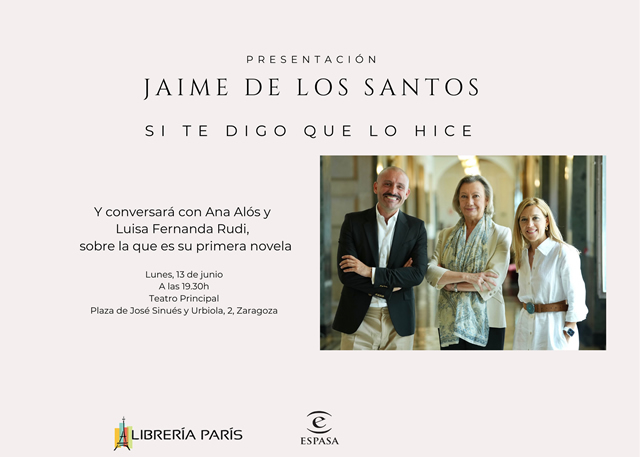 Jaime M. de los Santos presenta Si te digo que lo hice